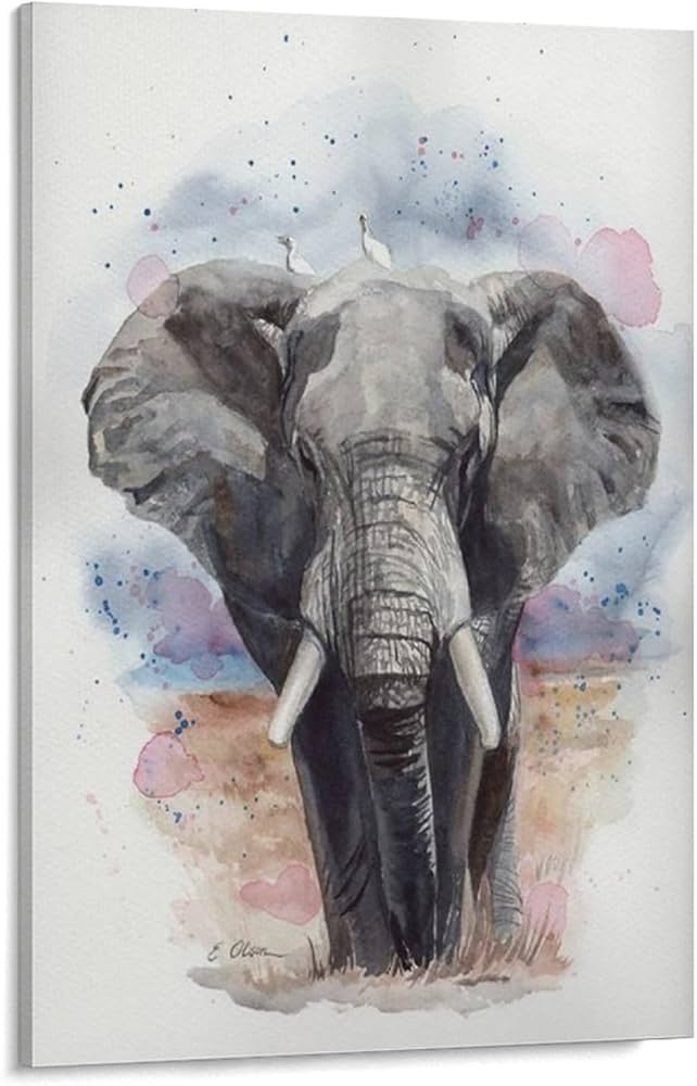 絵画 絵 象の絵 風水 インテリア 動物画 アート イラスト